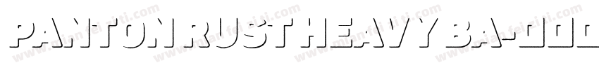 panton rust heavy ba字体转换